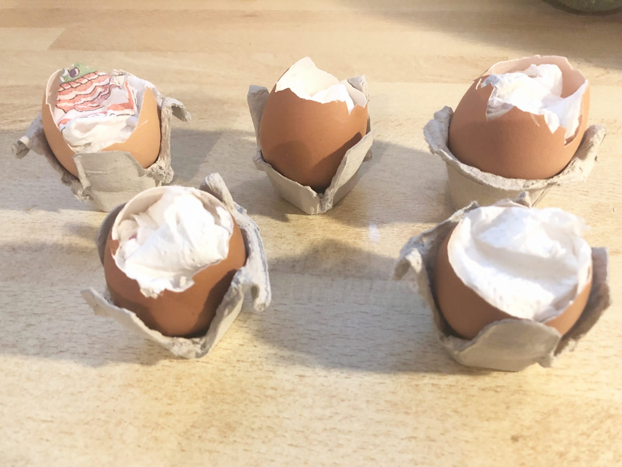 coquilles d'oeufs Pâques