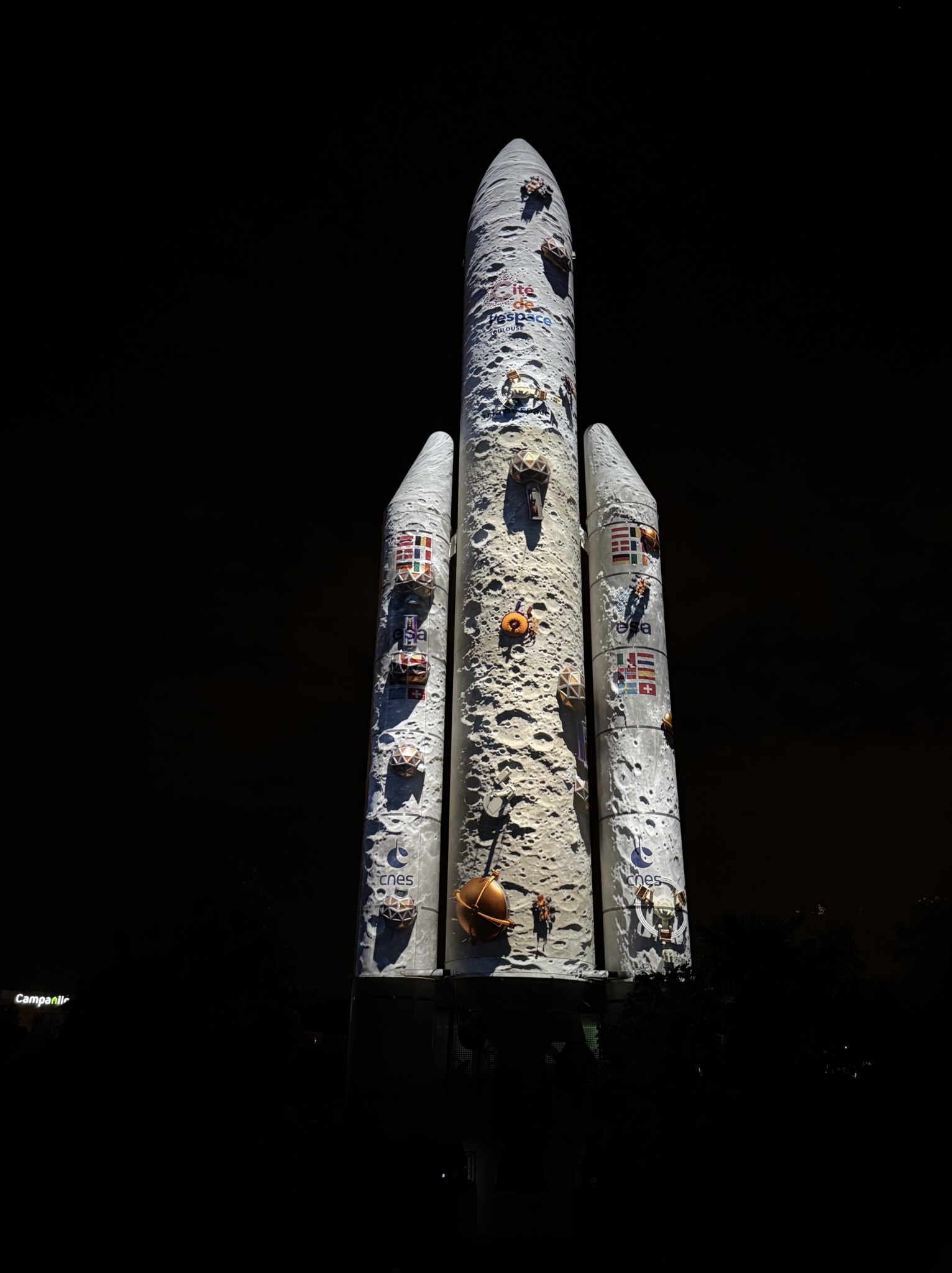 nocturnes cité de l'espace - Ariane 5 lune