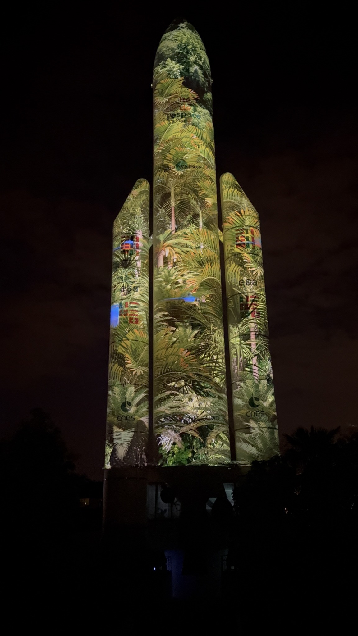 nocturnes cité de l'espace - Ariane 5 végétaux